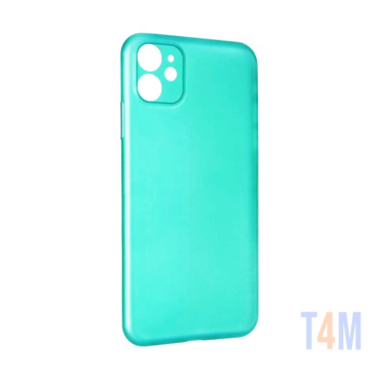 Funda de Silicona con Marco de Cámara para Apple iPhone 11 Verde